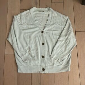 Vince Light Mint V-Neck Button Front Women’s Cardigan Sweater/sweatshirt